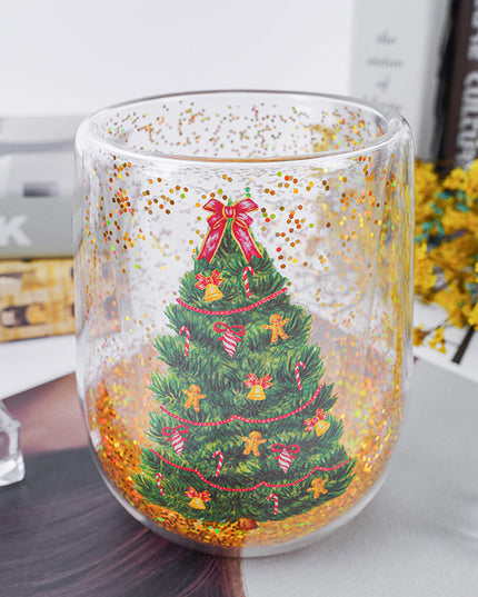 Christmas Glass Cup