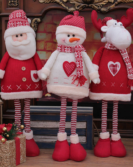 Christmas Decorations For Home Big Santa Claus Doll Children Xmas Gift Christmas Tree Decor