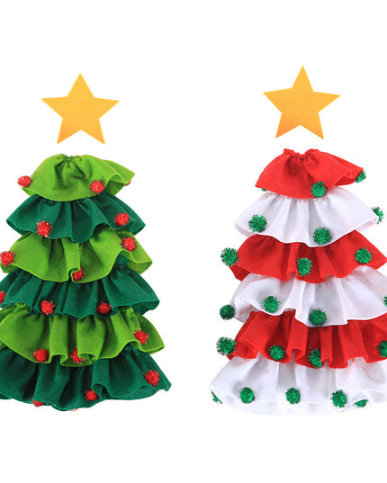 Wine Bottle Cover Christmas Decoration Ball Tree for Home Dinner Destop Decor Xmas Gift