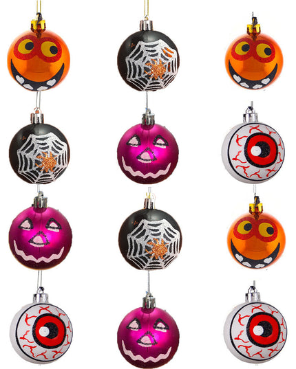 Halloween Decorations 6cm Painted Matte