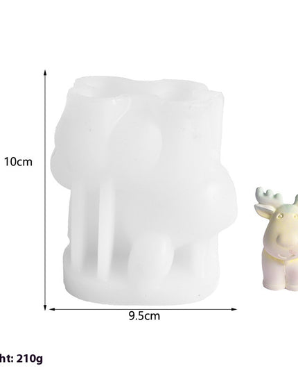 Christmas Three-dimensional Bubble Ball Christmas Tree Candle Mould