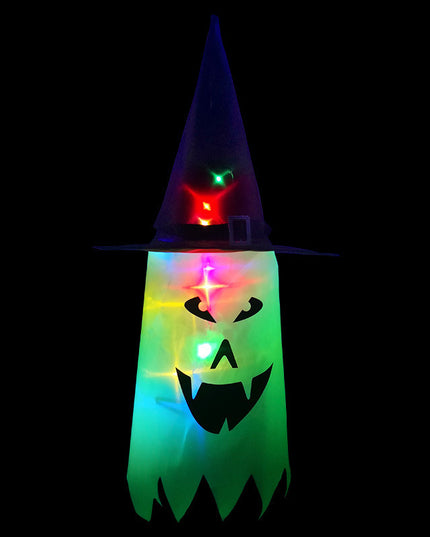 Halloween Holiday Decoration Lanterns Cloth Art Ghost Halloween String Lights