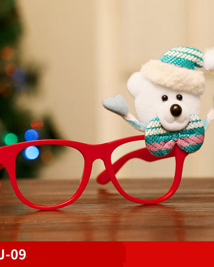Christmas Glasses Frame Santa Claus Snowman Elk Children's Dress Up Props Christmas Decorations For Home Xmas Decor Navidad