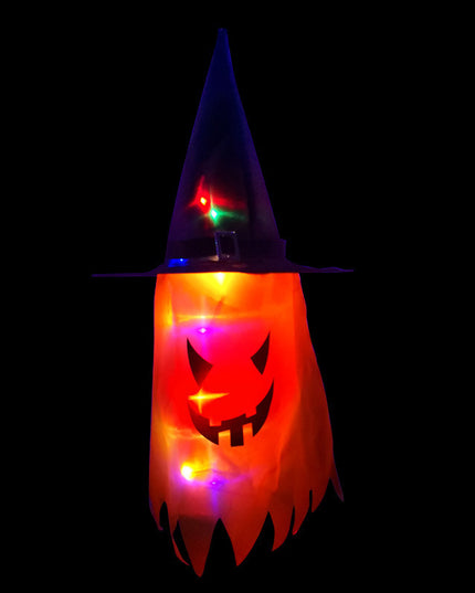 Halloween Holiday Decoration Lanterns Cloth Art Ghost Halloween String Lights