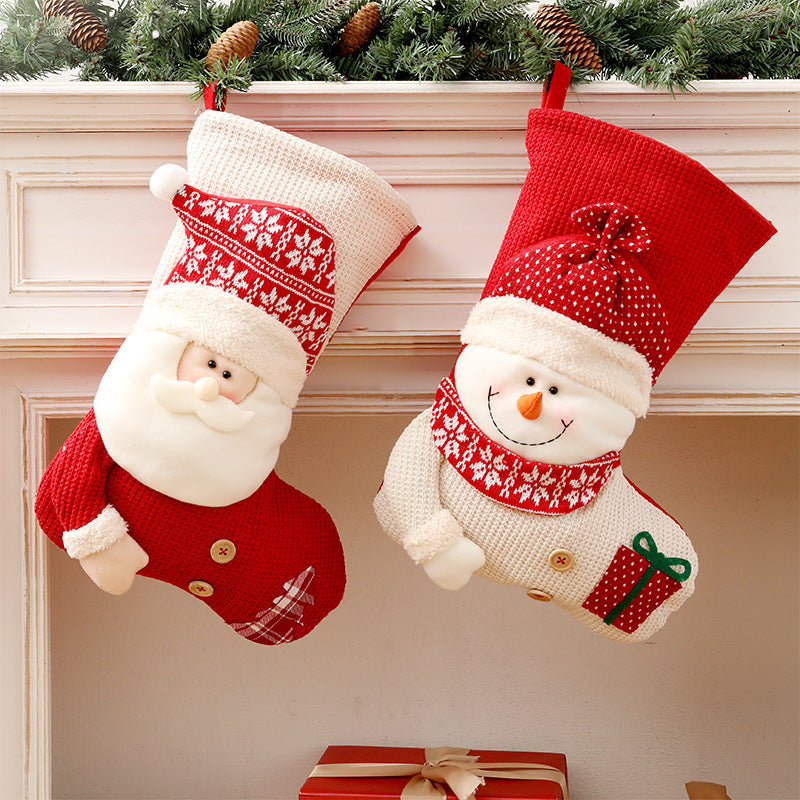 Stockings for Christmas Decorations & Christmas Knitted Socks