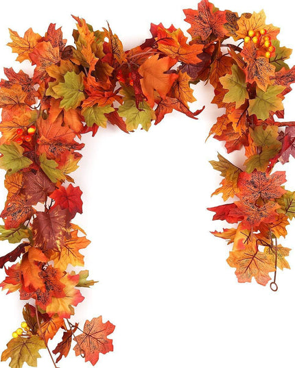 Thanksgiving Rattan Maple Rattan Decoration