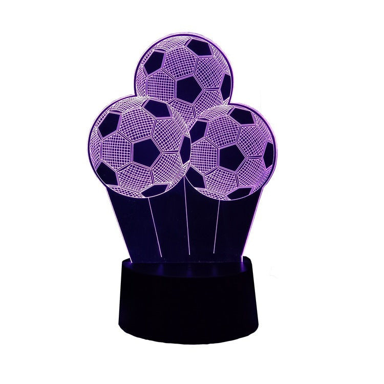 Usb Plug-in Remote Control 3D Ambient Night Light - Here 4 you