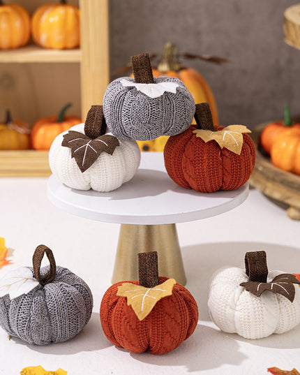 Thanksgiving Decorations Orange Pumpkin Pendant
