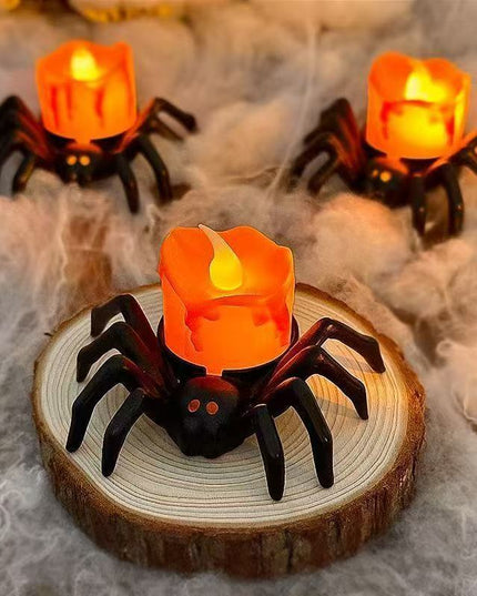Halloween Decoration Spider Night Lights Party Supplies Decoration Props Bar, Haunted House, Horror Party Accessories
