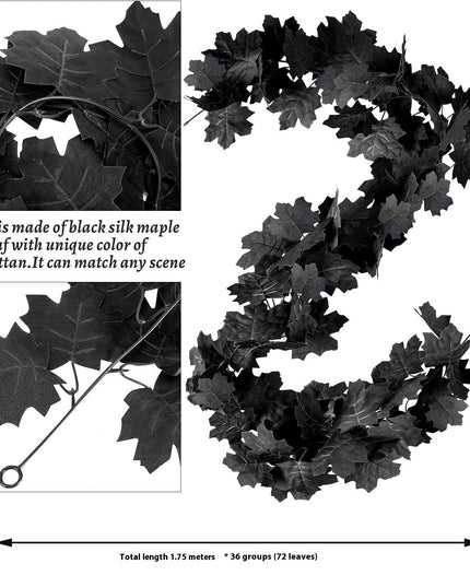 Thanksgiving Rattan Maple Rattan Decoration