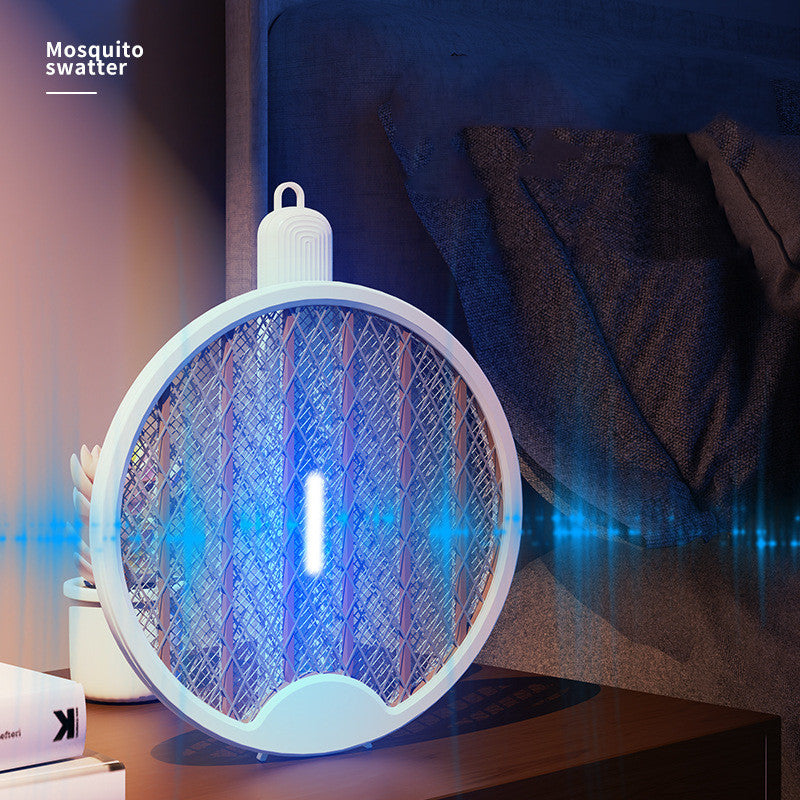USB Electric Shock Charging Folding Mosquito Swatter - Here 4 you