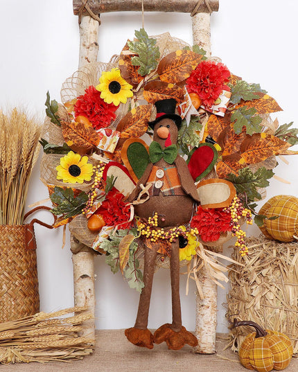 Thanksgiving Decor Luminous Wreath