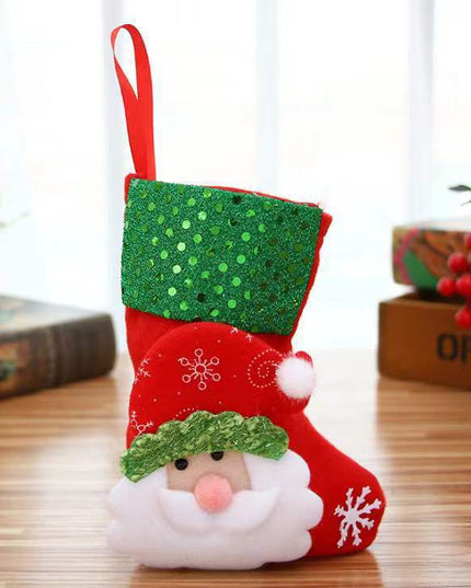 Christmas Decorations Christmas Stocking Pendant Christmas Stocking Gift Bag Hanging Piece