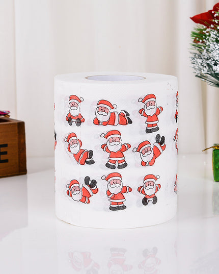 Christmas Toilet Paper Santa Claus Bath Toilet Paper