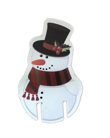 10PcsLot Paper Red Christmas Hat Wine Champagne Tipple Cup Card Christmas Party Table Decor DIY Decorations