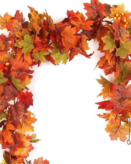 Thanksgiving Rattan Maple Rattan Decoration