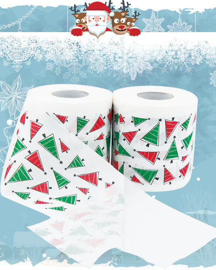 Christmas Toilet Paper Santa Claus Bath Toilet Paper