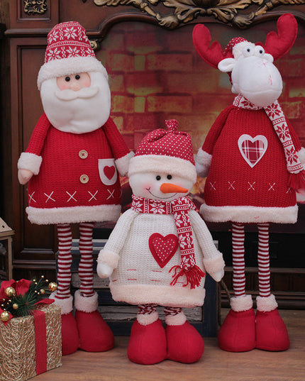 Christmas Decorations For Home Big Santa Claus Doll Children Xmas Gift Christmas Tree Decor