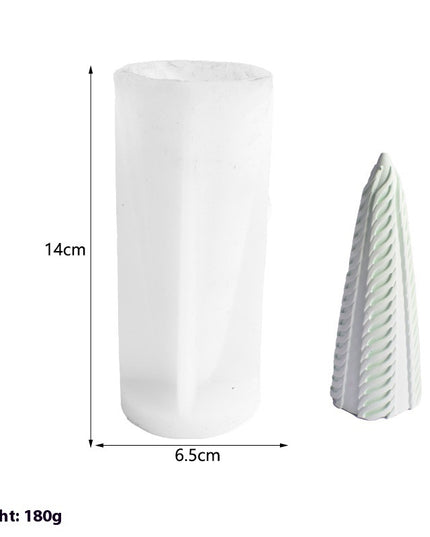 Christmas Three-dimensional Bubble Ball Christmas Tree Candle Mould