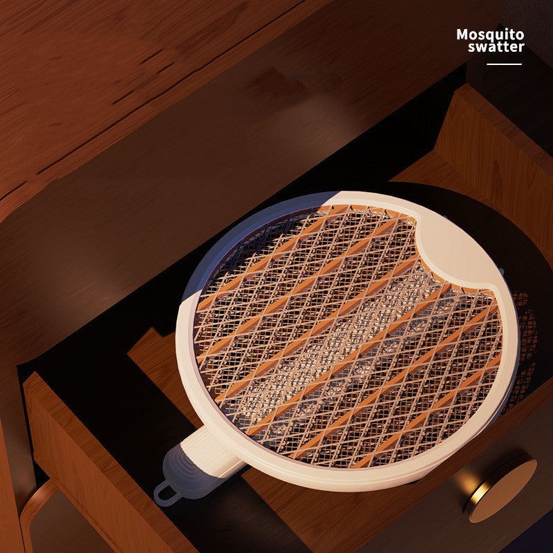 USB Electric Shock Charging Folding Mosquito Swatter - Here 4 you