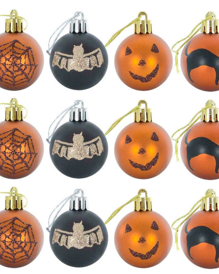 Halloween Decorations 6cm Painted Matte