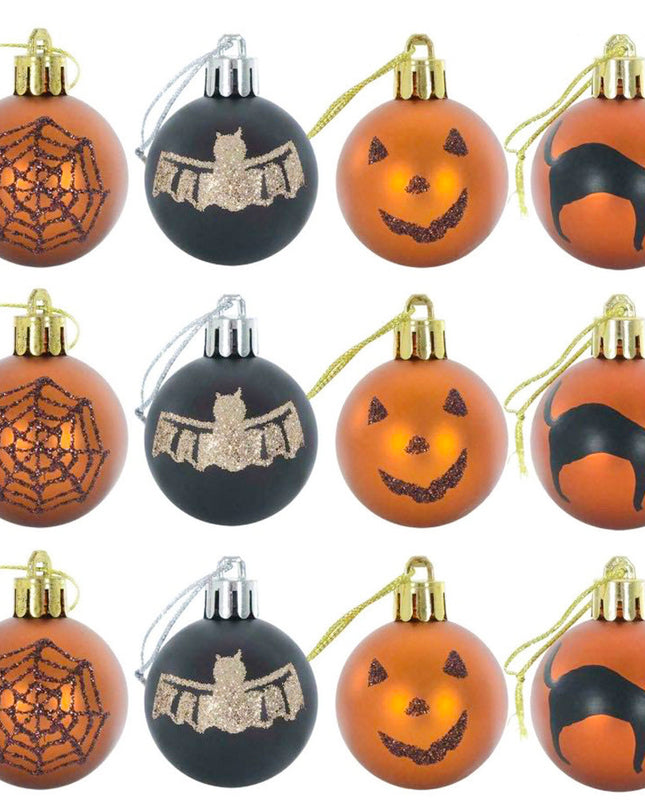 Halloween Decorations 6cm Painted Matte