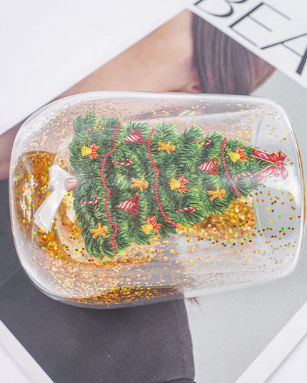 Christmas Glass Cup