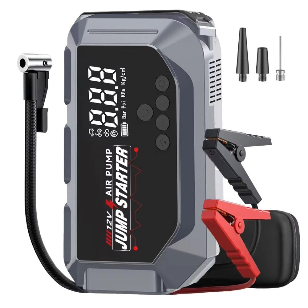 Car Battery Starter With Air Compressor 150PSI With Digital Tire Inflator 12V Car Battery (USA ONLY)