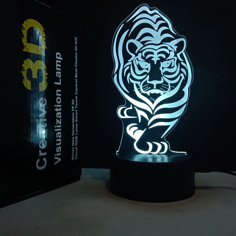 Usb Plug-in Remote Control 3D Ambient Night Light - Here 4 you