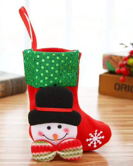 Christmas Decorations Christmas Stocking Pendant Christmas Stocking Gift Bag Hanging Piece