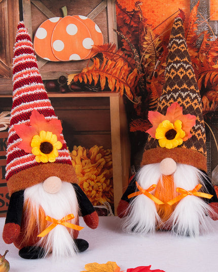 Thanksgiving Sunflower Faceless Baby Doll