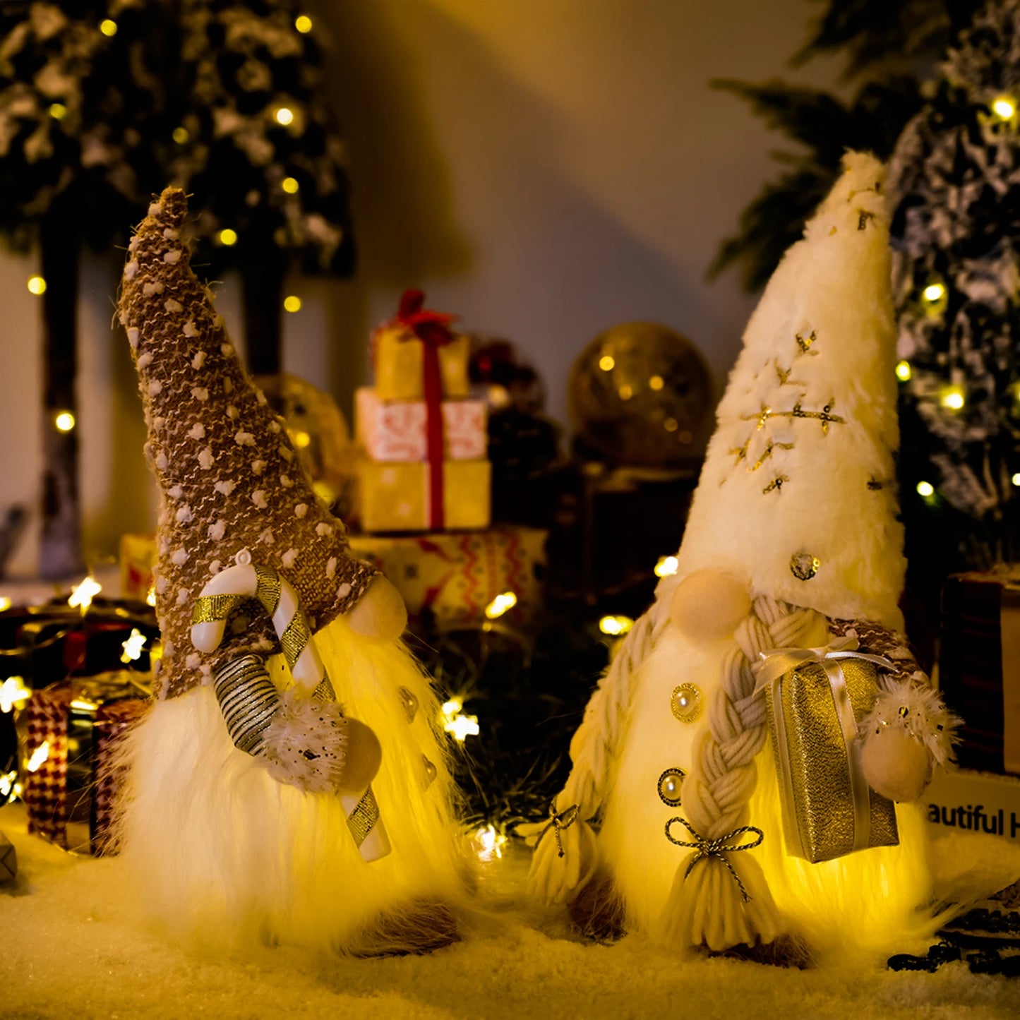 Light-Up Christmas Gnome Decoration™