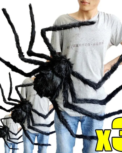 1/3pcs Giant Black Spider Halloween Decorations™