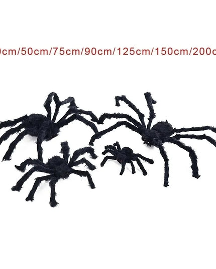 1/3pcs Giant Black Spider Halloween Decorations™
