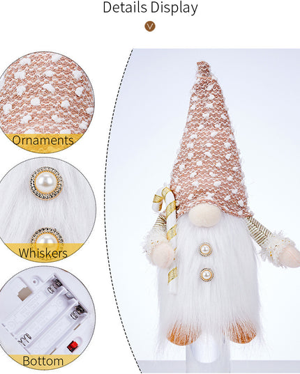 Light-Up Christmas Gnome Decoration™