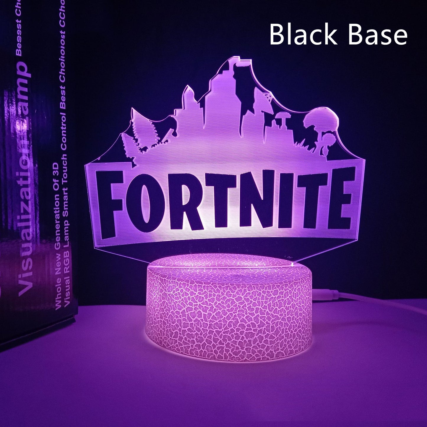 Usb Plug-in Remote Control 3D Ambient Night Light - Here 4 you