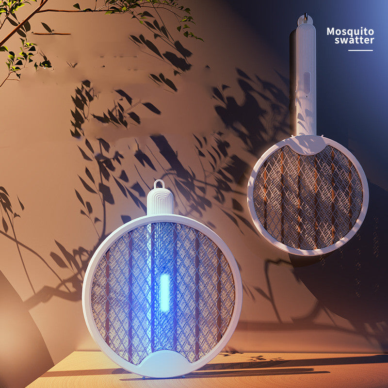 USB Electric Shock Charging Folding Mosquito Swatter - Here 4 you