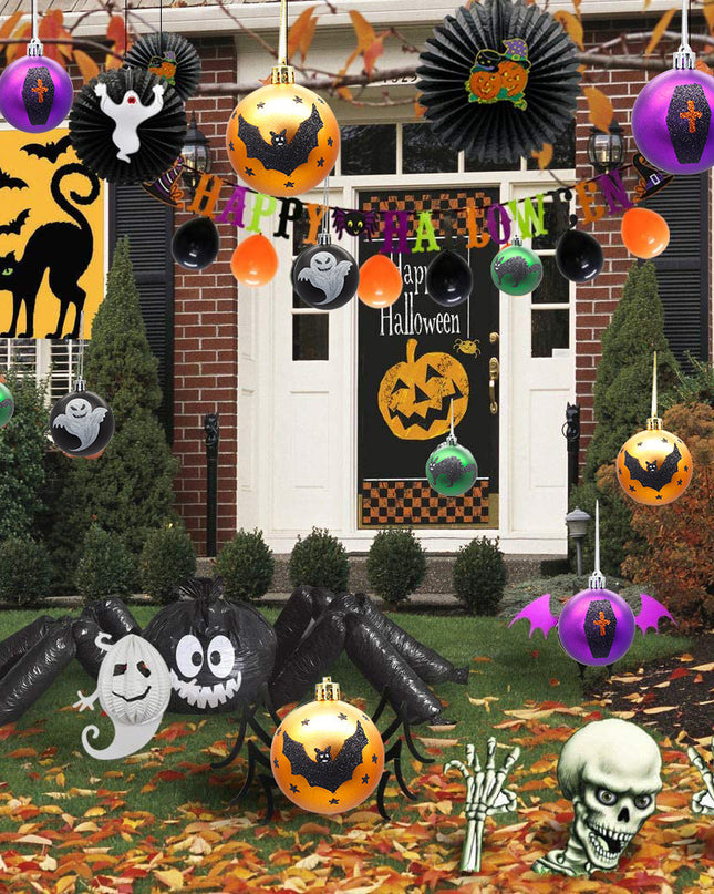 Halloween Decorations 6cm Painted Matte