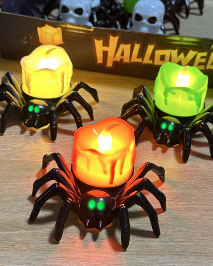 Halloween Decoration Spider Night Lights Party Supplies Decoration Props Bar, Haunted House, Horror Party Accessories