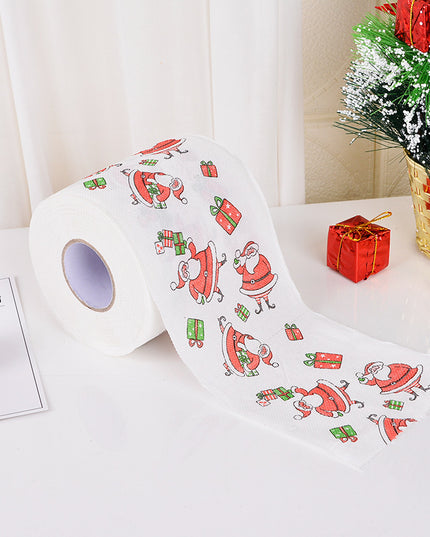 Christmas Toilet Paper Santa Claus Bath Toilet Paper