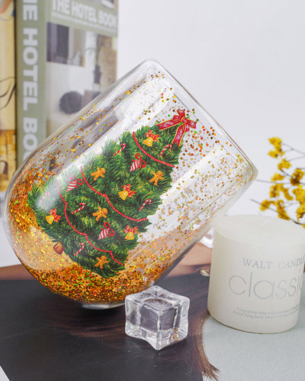 Christmas Glass Cup