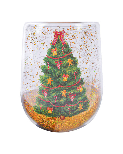 Christmas Glass Cup