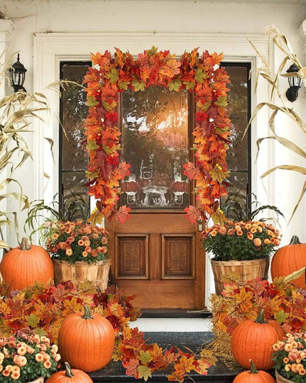 Thanksgiving Rattan Maple Rattan Decoration