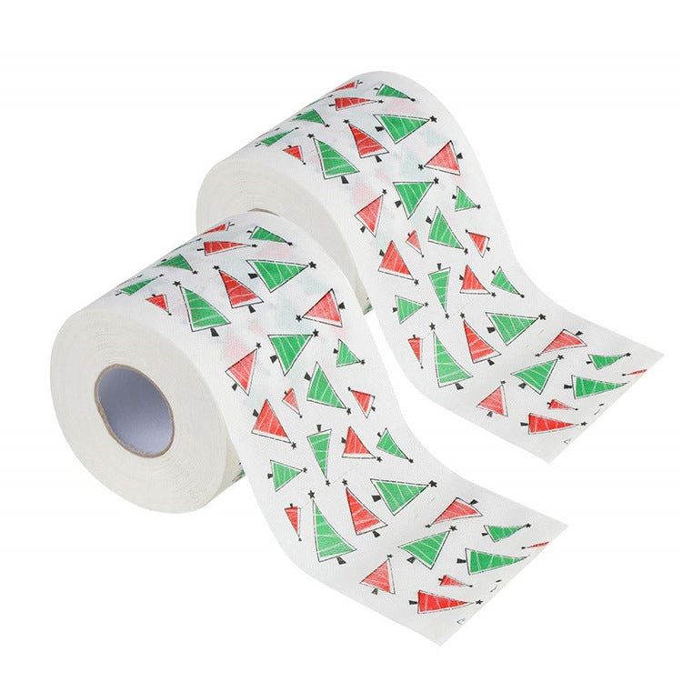 Christmas Toilet Paper Santa Claus Bath Toilet Paper