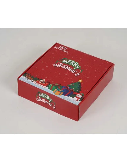 Christmas Light Box, LED Light Foldable Decoration Indoor And Outdoor, Christmas Light Box Gift Decoration Indoor And Outdoor Garden