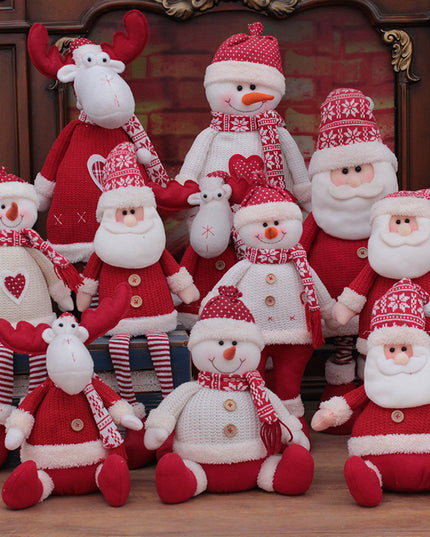 Christmas Decorations For Home Big Santa Claus Doll Children Xmas Gift Christmas Tree Decor