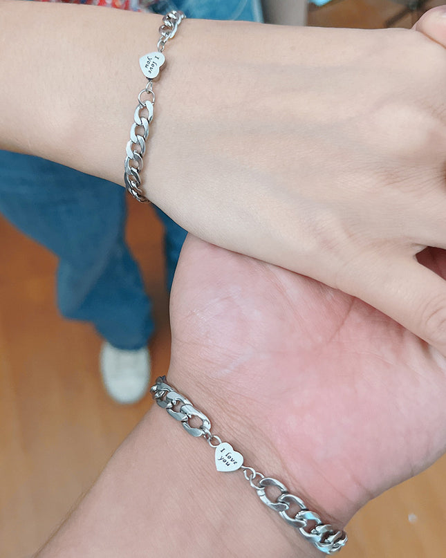 I Love Your Valentine's Day Gift Couple Bracelet - Here 4 you