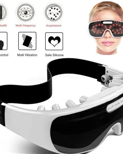 Eye Massager For Migraines And Relaxation - Professional Eye Care Machine Ideal Birthday And Christmas Gift For Family And Friends