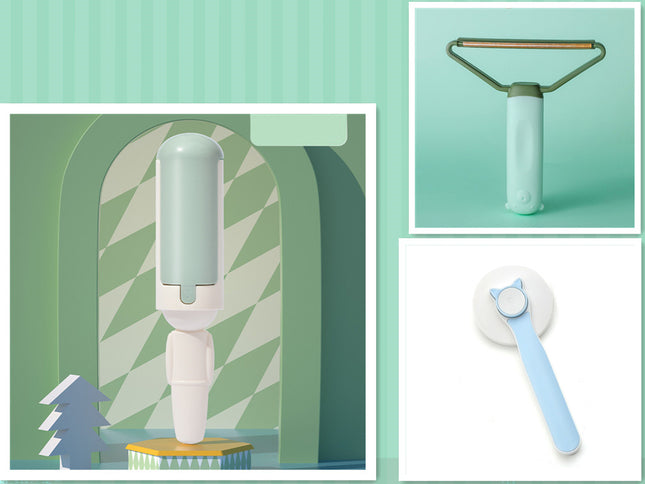 Versatile Pet Hair Remover: Comb, Roller, Brush for Cleaning - Here 4 you