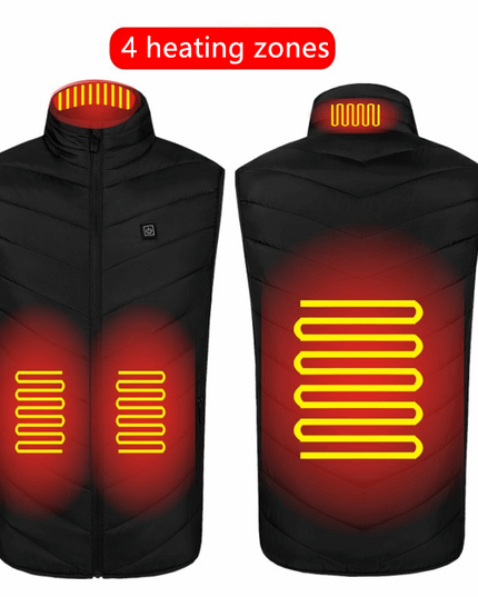 Heated Vest Washable Usb Charging Electric Winter Clothes - Here 4 you